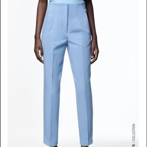 Zara high waist light blue pant (used)